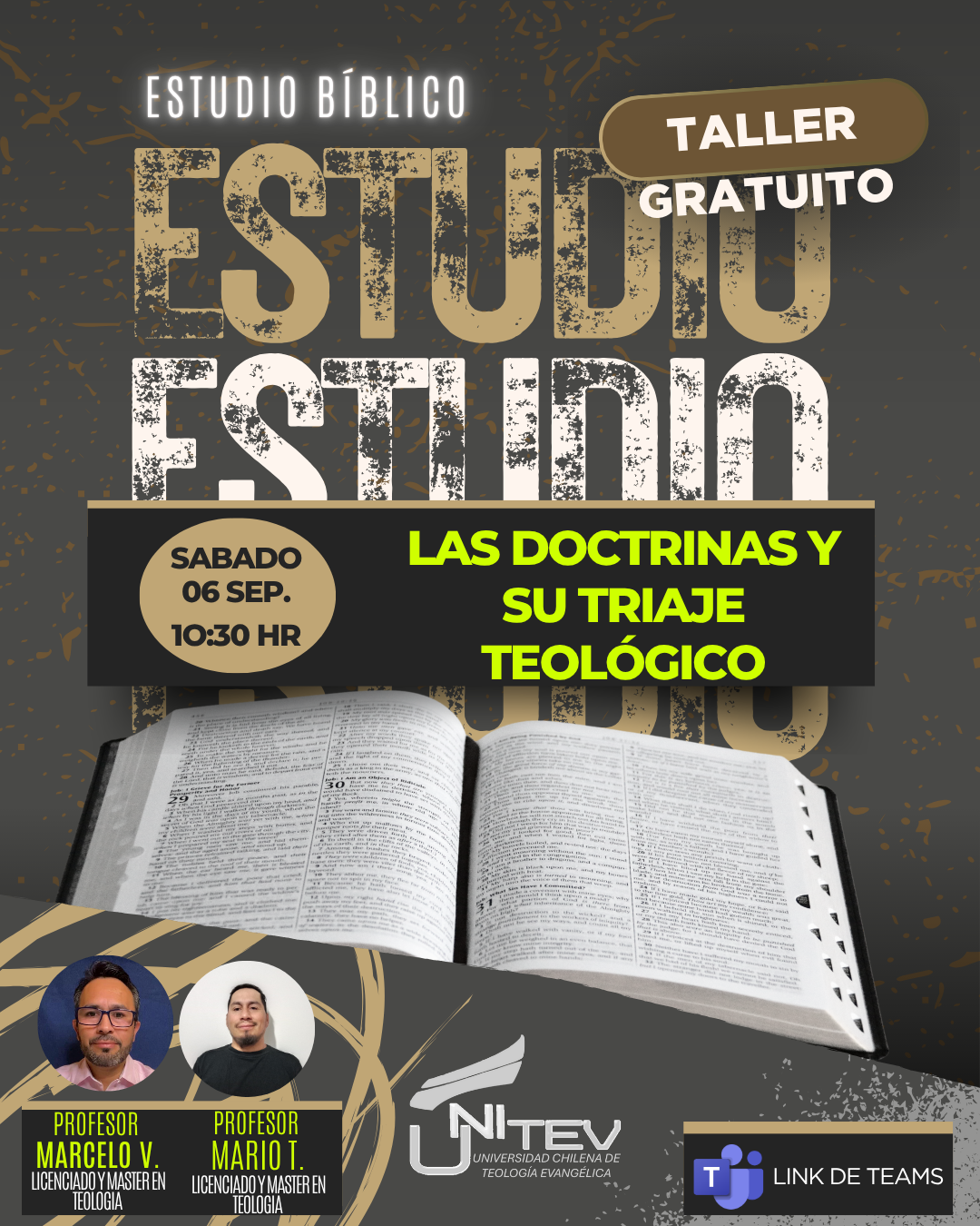 Las doctrinas y su triaje teológico